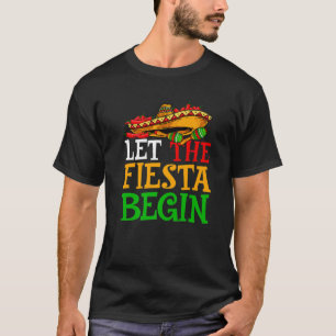 Camiseta Que A Fiesta Comece Cinco Homens Engraçados Do Par