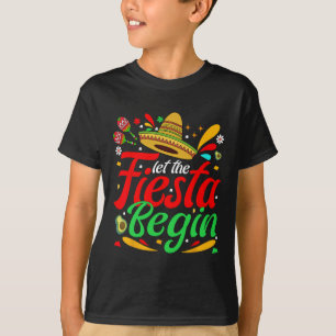 Camiseta Que A Fiesta Comece Engraçada Cinco De Mayo Mexica