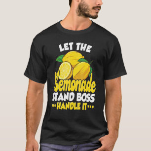 Camiseta Que A Limonada Mantenha O Chefe Manipulando A Limo
