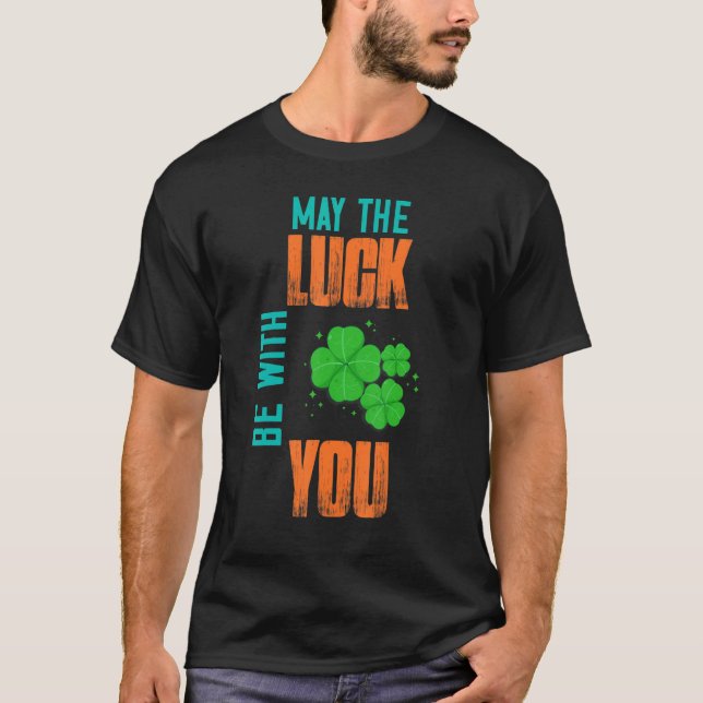 Camiseta Que A Sorte Esteja Com Você Humoralmente (Frente)