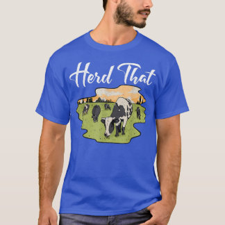 Camiseta Que Amante de os animais Encantador De Vaca Engraç
