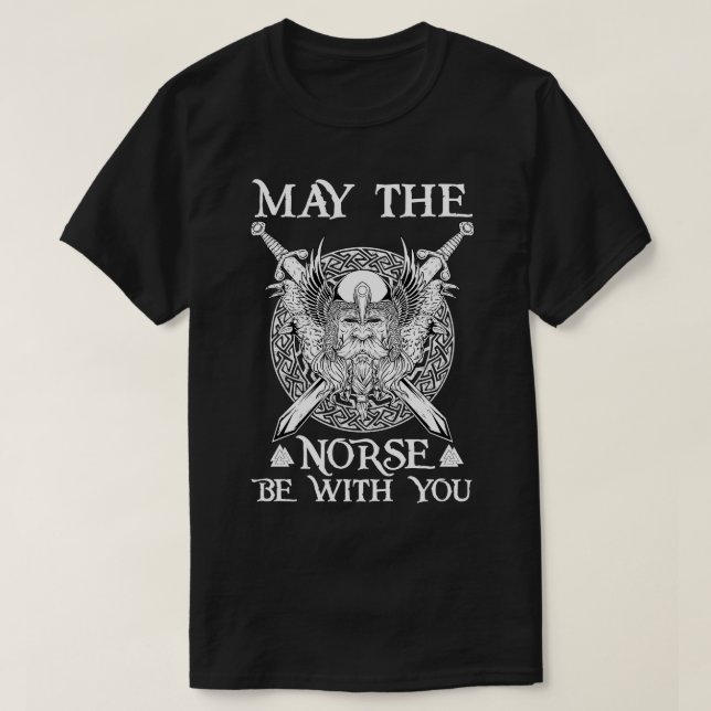 Camiseta Que as nórdicas estejam com você 4 (Frente do Design)