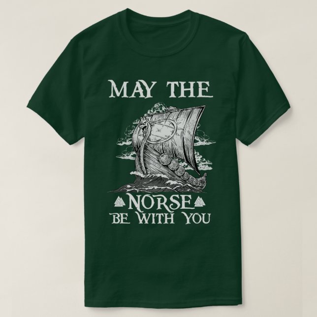 Camiseta Que as nórdicas estejam com você 6 (Frente do Design)