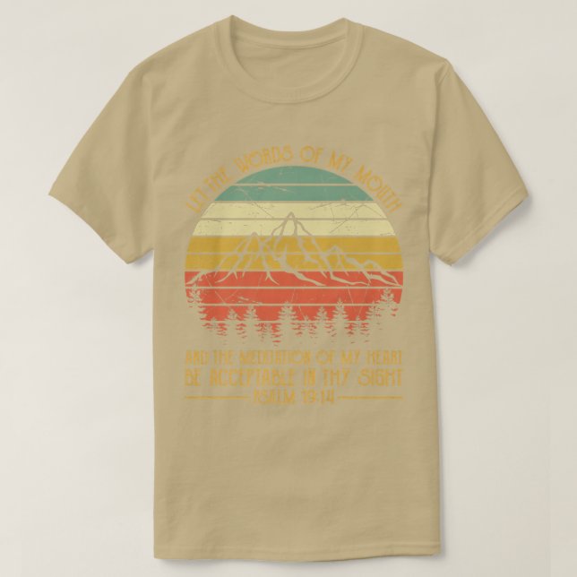 Camiseta Que As Palavras Da Minha Boca Sejam Aceitáveis A C (Frente do Design)