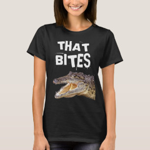 Camiseta QUE BITES ENGRAÇADOS ALLIGATOR T-Shirts