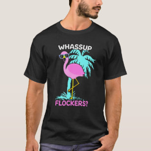 Camiseta Que Bloqueadores Legal Flamingo Com Óculos De Sol