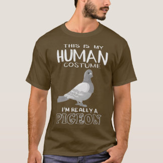 Camiseta Que bom, essa é a minha fantasia humana. Sou mesmo