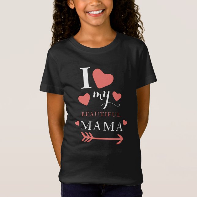 Camiseta Que bom que amo minha linda mãe (Frente)