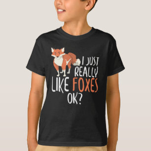 Camiseta Que Bom Que Eu Gosto De Raposas, Ok? Fox Engraçada