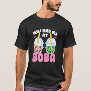 Camiseta Que Bom Que Me Teve Na Boba Anime Kawaii Bubble Te