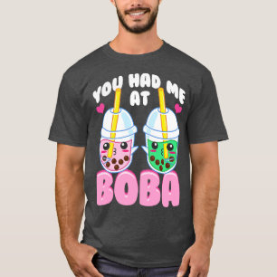 Camiseta Que Bom Que Você Me Teve Em Boba Kawaii Bubble Tea