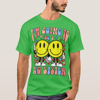 Camiseta Que bom que vou ser uma irmã mais velha e feliz