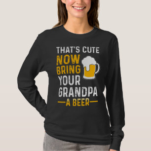 Camiseta Que bonito arranja um Salto de microfone de cervej