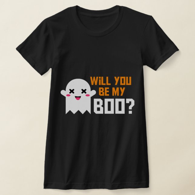 Camiseta Que Bonito Você Será Meu Fantasma De Boo Halloween (Postura )