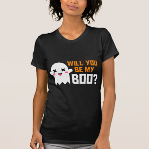 Camiseta Que Bonito Você Será Meu Fantasma De Boo Halloween