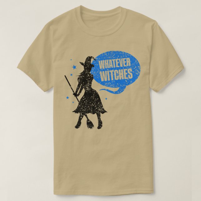 Camiseta Que Bruxas Bebendos Meninas do Dia das Bruxas (Frente do Design)