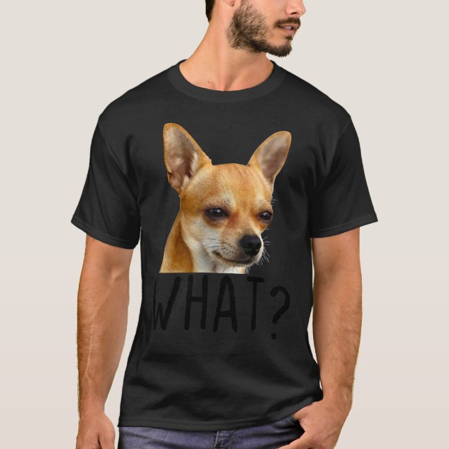 Camiseta Que Cachorro Chihuahua Engraçado Chihuahua Cachorr (Frente)