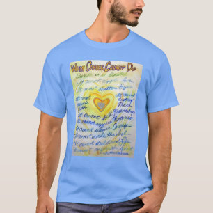 Camiseta Que Cancer Não Pode Fazer Poem Angel T-Shirt Perso