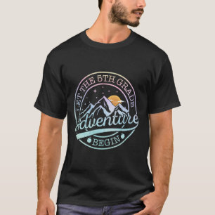 Camiseta Que Comece a Aventura da 5ª Série Retro Primeiro D