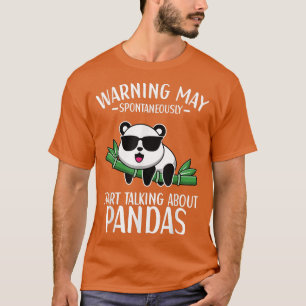 Camiseta Que Comece A Falar Sobre Pandas Panda