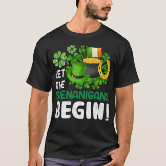 Camiseta Que comecem os xenigmas - Dia de São Patrício engr