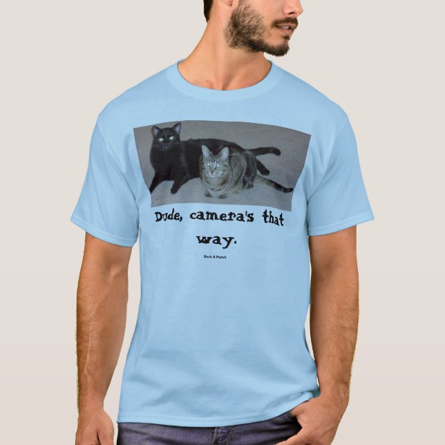Camiseta Que da câmera maneira (Frente)