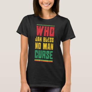 Camiseta Que Deus Abençoa Nenhum Homem Maldição Estilo de R