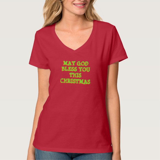 Camiseta Que Deus abençoe Você Este Natal (Frente)