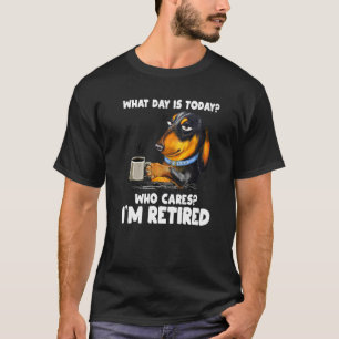Camiseta Que dia é hoje quem se importa que eu sou Cães Apo