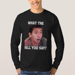 Camiseta Que Diabos Você Diz Meme Steven Ele Cita