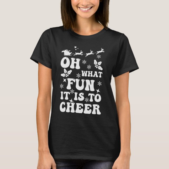 Camiseta que diversão é alegre (Frente)