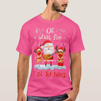 Camiseta Que Diversão É Cantar Papais noeis De Rebeldes De