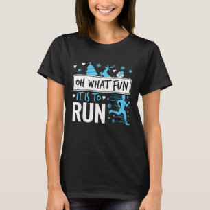 Camiseta Que divertido é correr no corredor de Natal