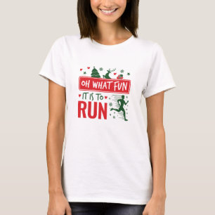 Camiseta Que divertido é correr no corredor do Natal