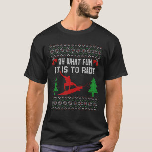 Camiseta Que Divertido É Dirigir Um Surfista Engraçado