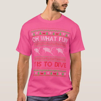 Camiseta Que Divertimento É Mergulhar O Cristo De Mergulho