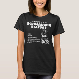 Camiseta Que é seu estado do Schnauzer?