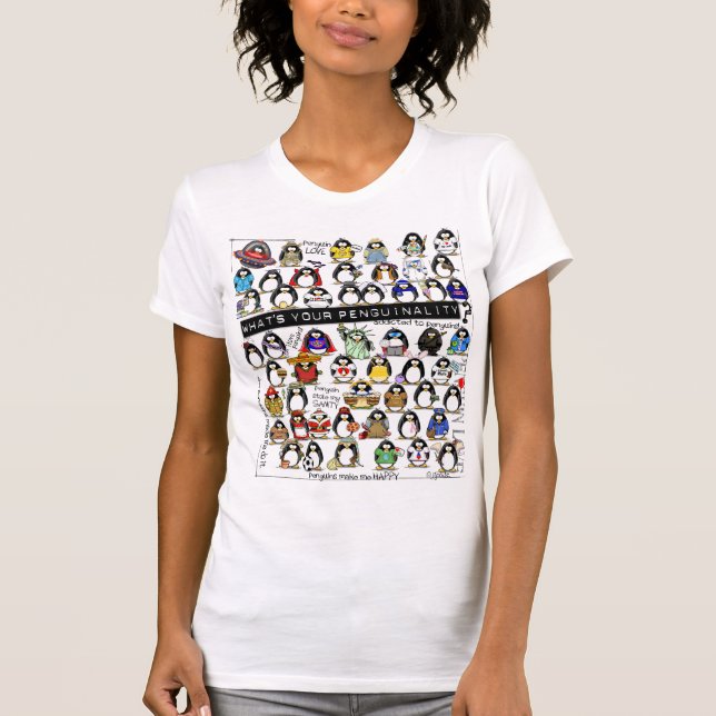 Camiseta Que é seu penguinality? (Frente)