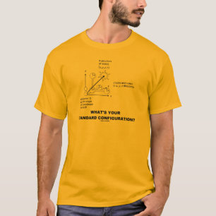 Camiseta Que é sua configuração padrão? (Física)