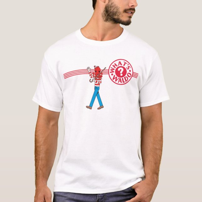 Camiseta Que é Waldo? (Frente)