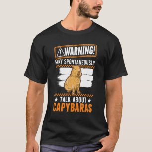Camiseta Que Espontaneamente Fale Sobre Capybaras