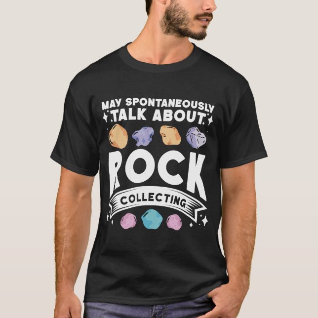 Camiseta Que Espontaneamente Fale Sobre O Rock Collecting G (Frente)