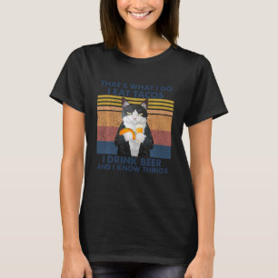 Camiseta Que Eu Comi Tacos Eu Bebo Gato Preto De Cerveja