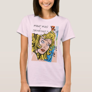 Camiseta Que eu pensava? T-shirt orgânico do algodão feit