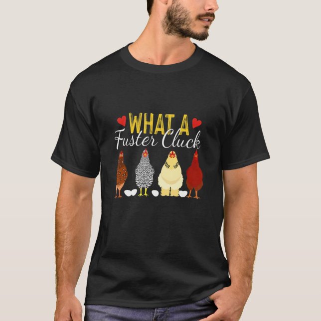 Camiseta Que Fazedor De Frango De Pé De Fuster (Frente)