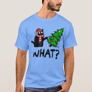Camiseta Que Feliz Natal Que O Pão De Gato Oferece Xmas
