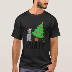 Camiseta Que Gato Azul Russo de Natal Russo X Gato Azul