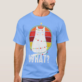 Camiseta Que Gato Xmas Faz Um Natal Engraçado