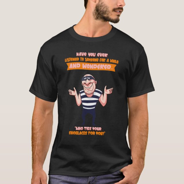Camiseta Que Gravatas Seus Colchões Para Você (Frente)