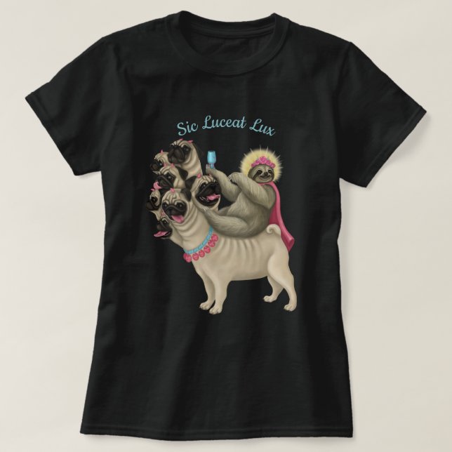 Camiseta Que haja luz - Lama de Babel (Frente do Design)